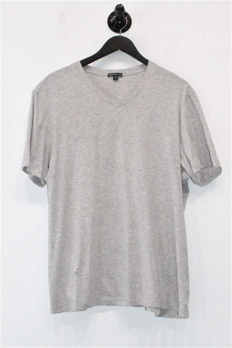 Heather Gray James Perse T-Shirt, size L