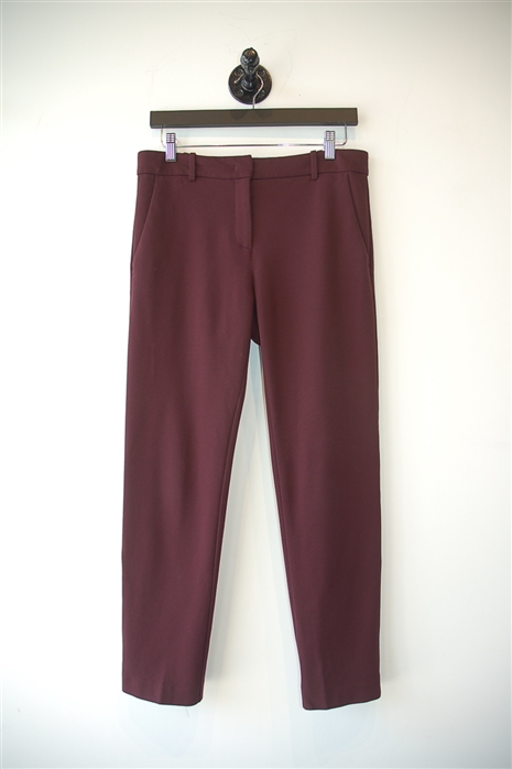 Burgundy Pinko Trousers, size 8