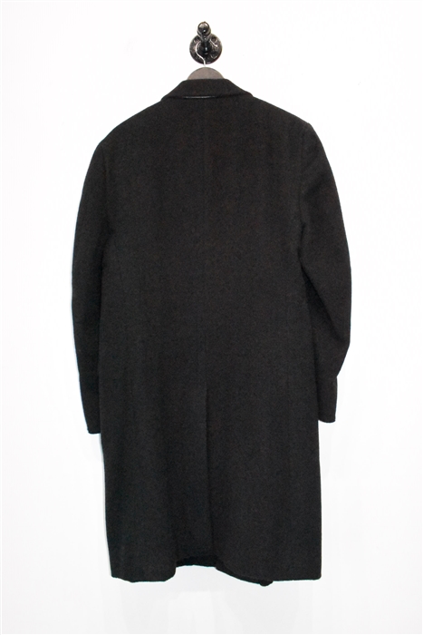 Charcoal Hermes Cashmere Coat, size M