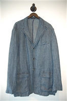 Denim Blue Corneliani Blazer Jacket, size 2XL