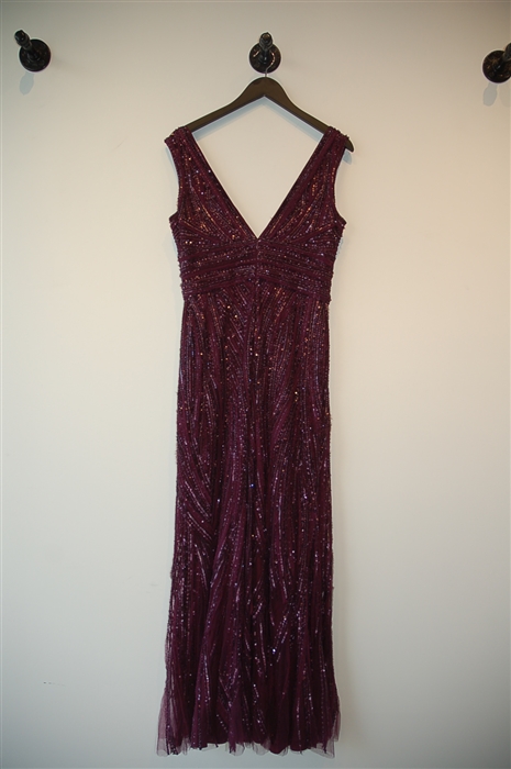 Aubergine Elie Saab Gown, size 10