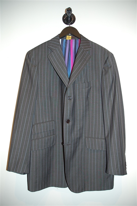 Dark Steel Etro Two-Piece Suit, size 44