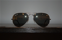 Chrome Ray Ban Sunglasses, size O/S