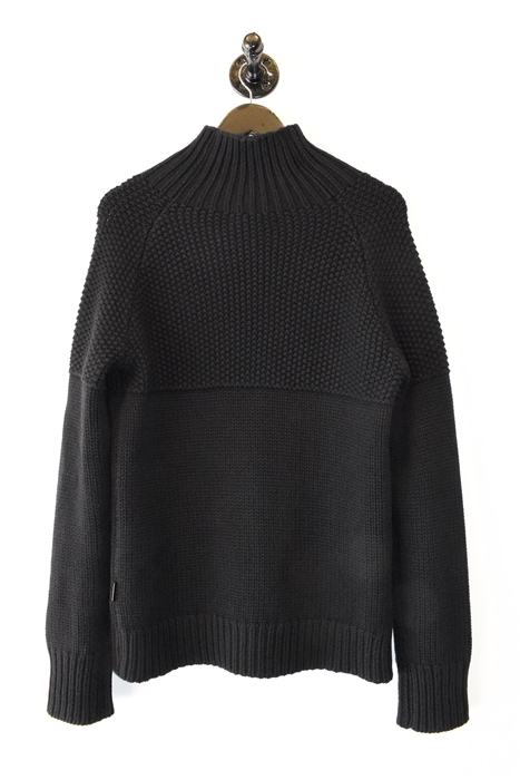Basic Black Burberry Cashmere Sweater, size S