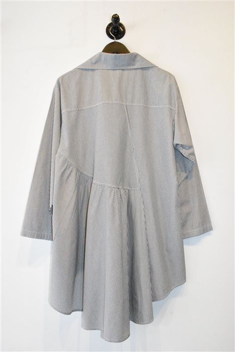 Gray Stripe Planet Shirt, size O/S