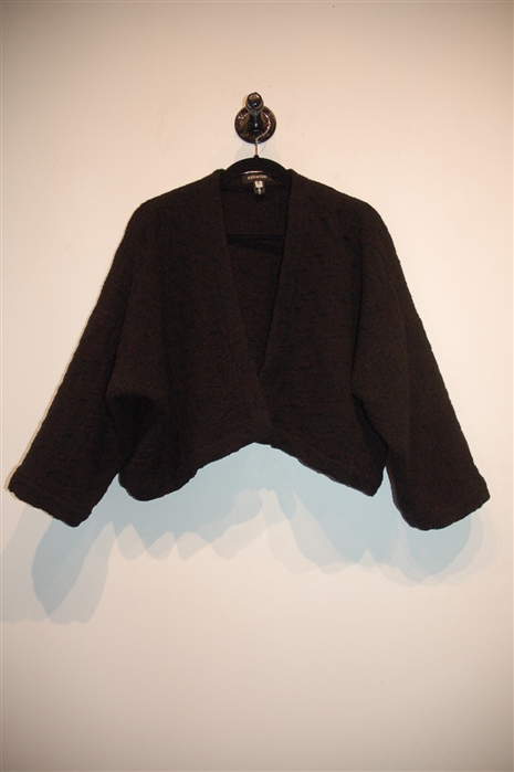 Basic Black Eskandar Cardigan, size XS