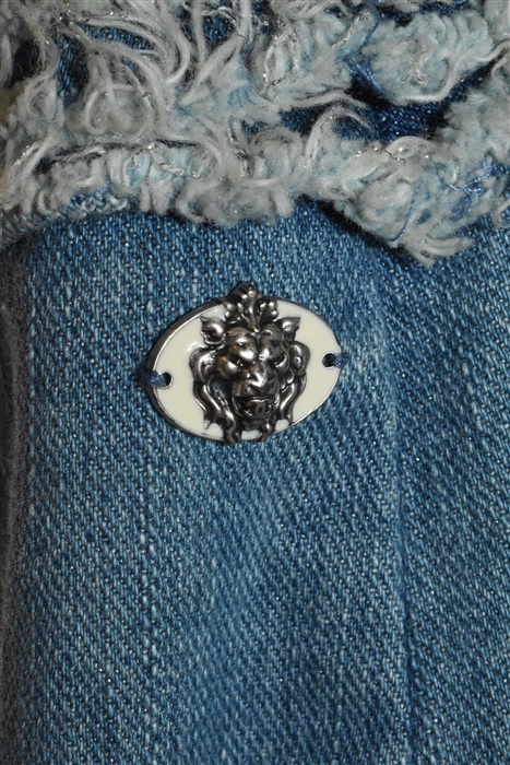 Denim Blue Chanel Denim Dress, size 4