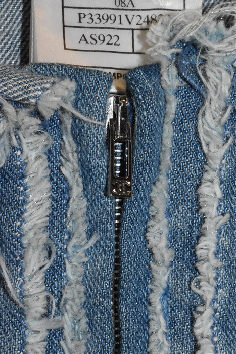 Denim Blue Chanel Denim Dress, size 4