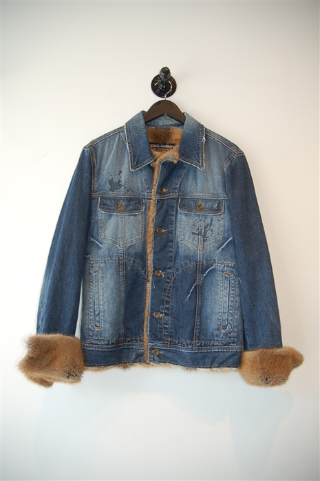 Faded Denim Dolce & Gabbana Denim Jacket, size L