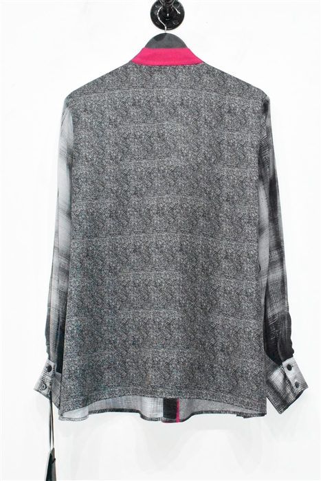 Patchwork Marina Rinaldi Button Blouse, size 12