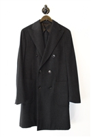 Basic Black Pal Zileri Cashmere Coat, size L