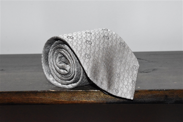 Silver Giorgio Armani Tie, size O/S