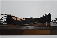 Black Suede Gianvito Rossi Flats, size 9