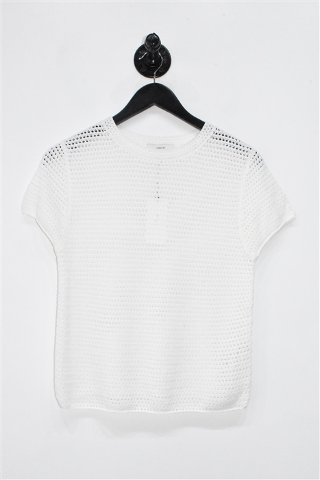 Bright White Vince Cap-Sleeve, size S