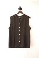 Basic Black Akris Vest, size 10