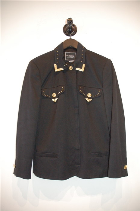 Black Versace Jeans Couture Jacket, size 4
