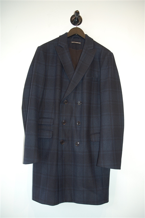 Blue Tartan Drykorn Coat, size M