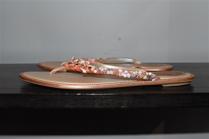 Coral Rene Caovilla Sandals, size 8