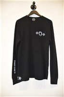 Basic Black Chrome Hearts T-Shirt, size L