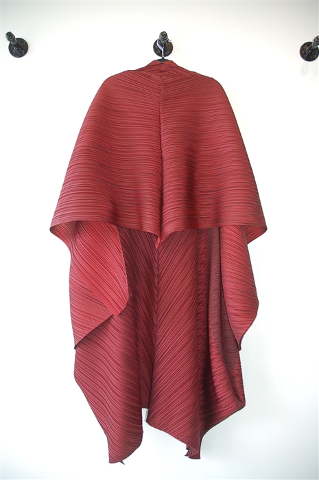 Dark Ruby Issey Miyake Evening Dress, size M