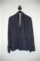 Indigo Diane von Furstenberg Jacket, size 6