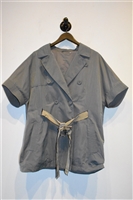 Stone Brunello Cucinelli Short Sleeved Jacket, size 12