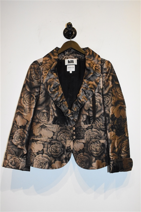 Floral Armani Collezioni Dress Jacket, size 10