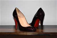 Aubergine Christian Louboutin Pumps, size 6.5