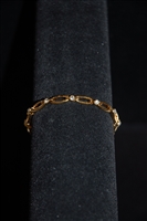 Gold Nina Ricci Bracelet, size O/S