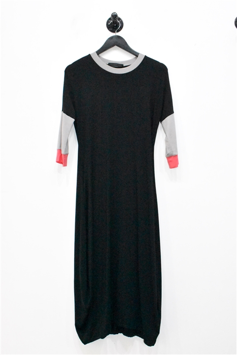 Black Marie Saint Pierre Midi Dress, size M