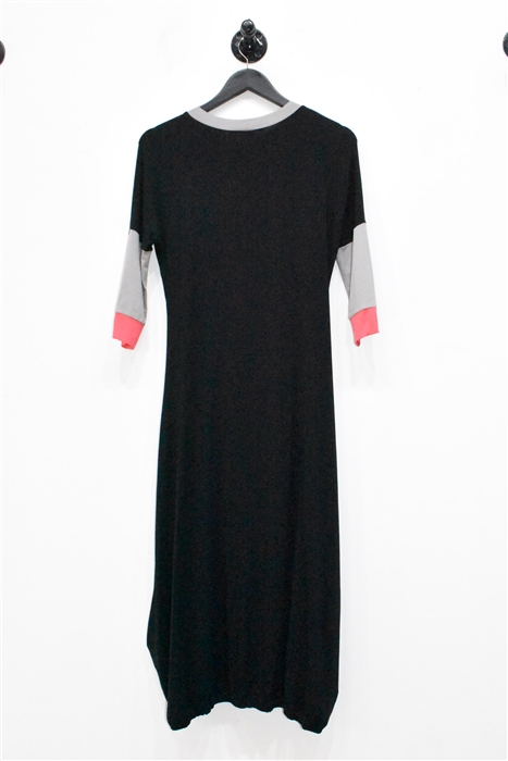Black Marie Saint Pierre Midi Dress, size M