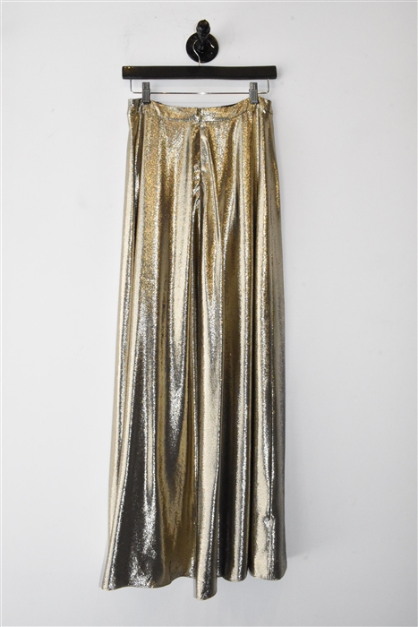 Gold Indress Maxi Skirt, size S
