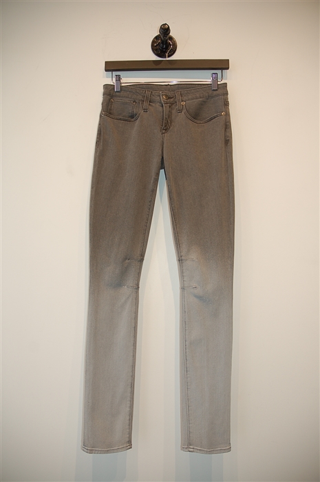 Gray Ombre Helmut Lang Skinny Jean, size 25