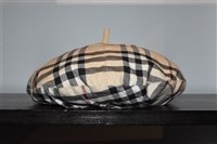 Check Burberry Beret, size O/S