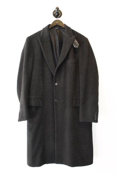 Charcoal Hermes Cashmere Coat, size XL