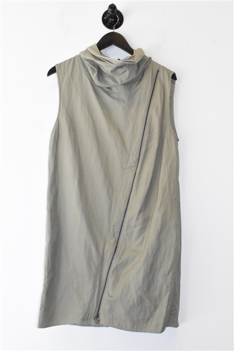 Khaki Sarah Pacini Shift Dress, size M