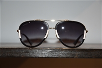 Black & Gold Gucci Sunglasses, size O/S
