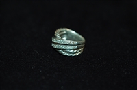 Sterling Silver David Yurman Ring, size O/S