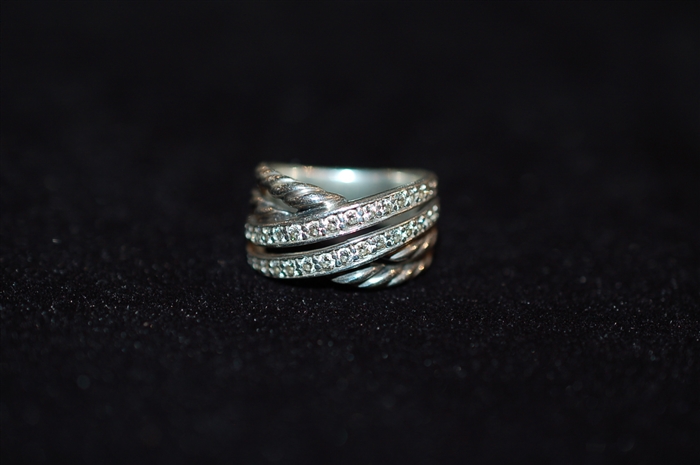 Sterling Silver David Yurman Ring, size O/S