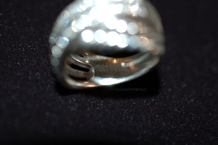 Sterling Silver David Yurman Ring, size O/S
