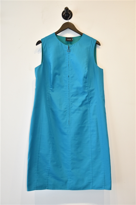 Cerulean Akris Sheath Dress, size 14