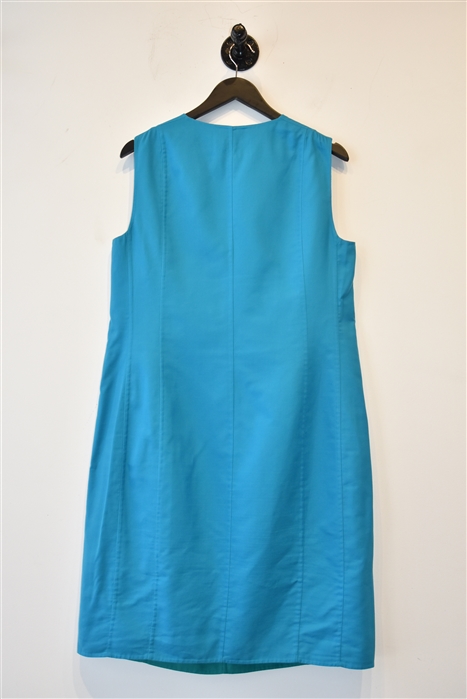 Cerulean Akris Sheath Dress, size 14