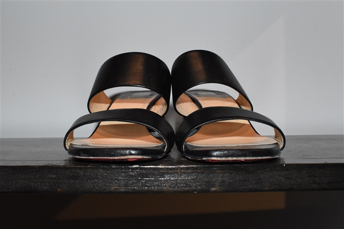 Black Leather Christian Louboutin Sandals, size 8