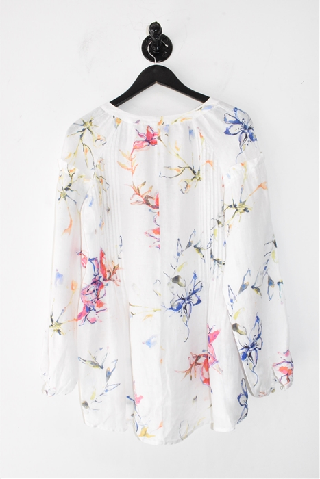 Floral 120% Lino Tunic, size 4