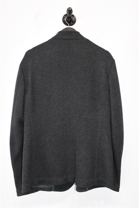 Charcoal Giorgio Armani Zippered Jacket, size M