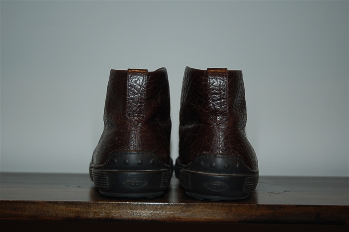 Dark Leather Tod's Chukkas, size 8.5