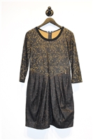 Black Lace See by Chloe Cocktail Dress, size 4