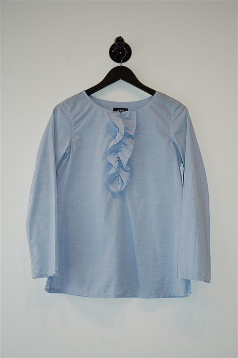 Sky Blue A.P.C. Tunic Top, size S