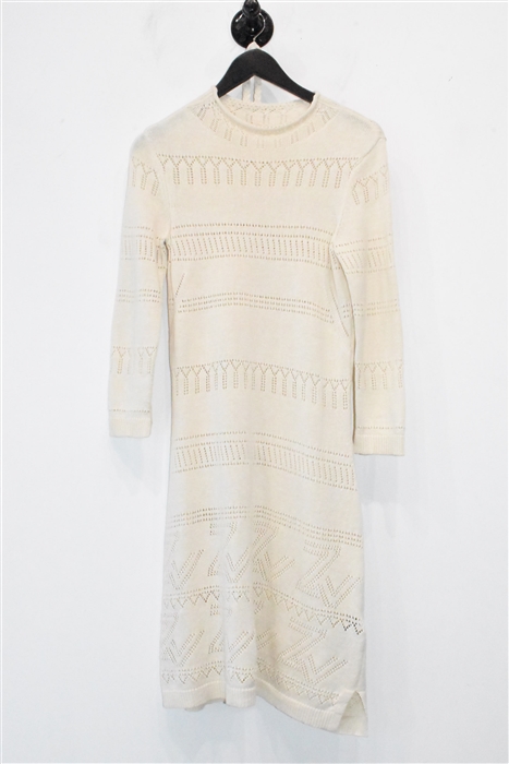 Cream Zadig & Voltaire Sweater Dress, size XS
