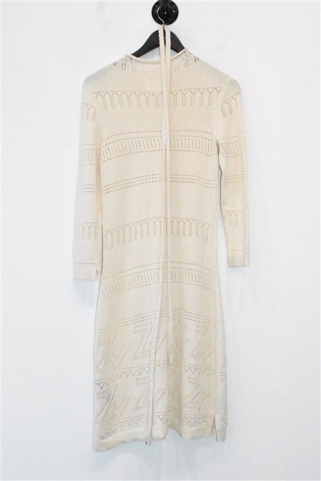 Cream Zadig & Voltaire Sweater Dress, size XS